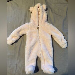 Carter's Soft Cream Fleece Footie